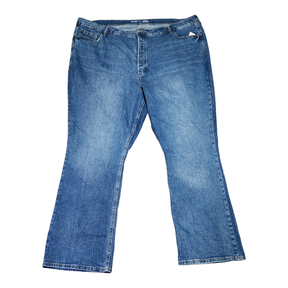Old Navy Extra High Rise Kicker Bootcut Slim Pocket Buttonfly Jeans Size 28